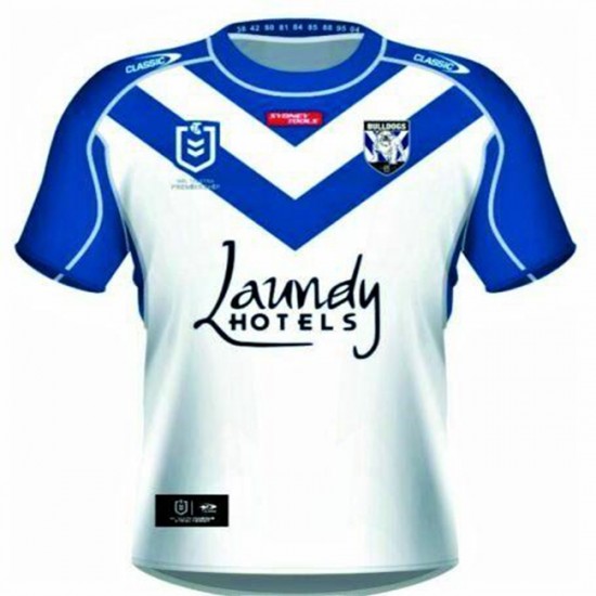 Camisola Canterbury Bulldogs Rugby Equipamento Primeiro 2021 Manga Curta